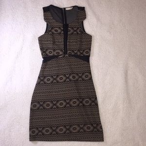 Just Me Short mini dress with sheer side & back